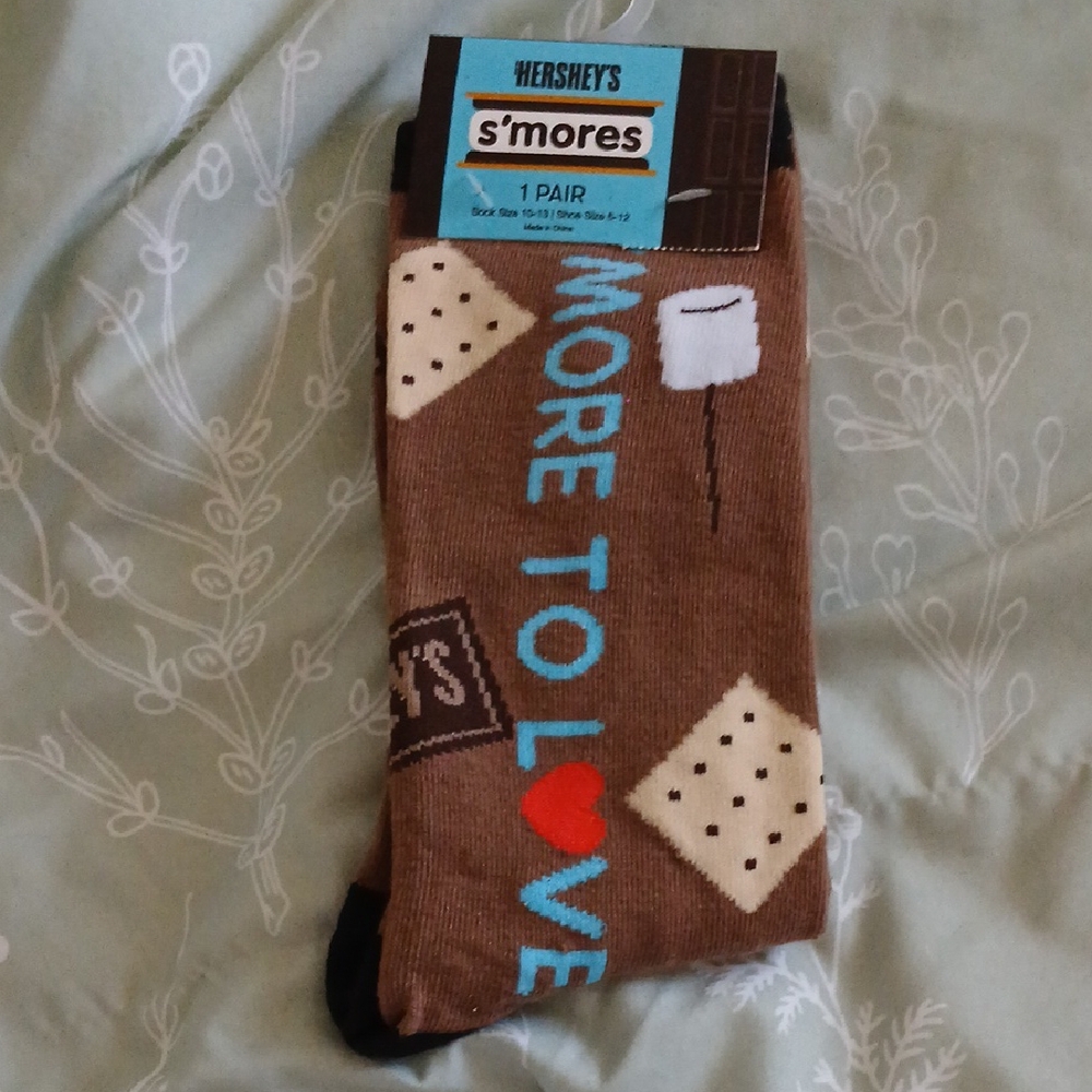 NWT Hershey S'mores Crew Socks 6-12